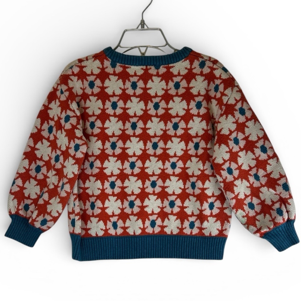 Hanna Andersson pullover Floral Patterned Sweater 100 cm size 4 - Picture 3 of 3